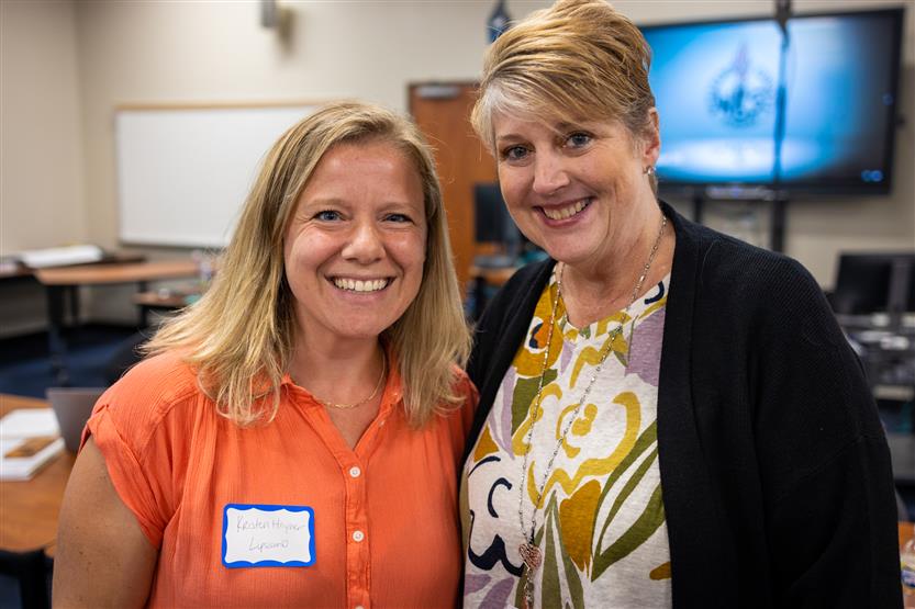 A PTO president and the Lipscomb Elementary school principal